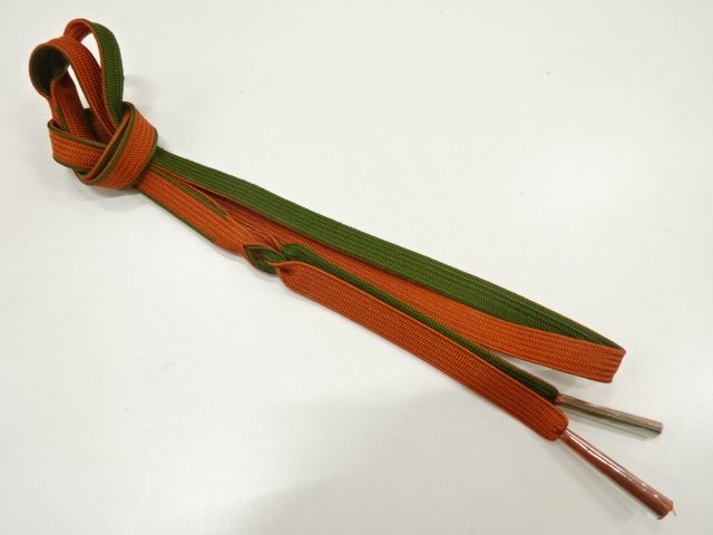 JAPANESE KIMONO / UNUSED HAND-TIED OBIJIME